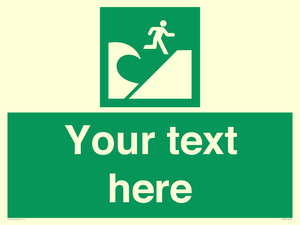 Custom Safe Condition Tsunami evacuation area